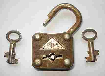 Ancien Cadenas Abus made in Germany avec clé fonctionne 