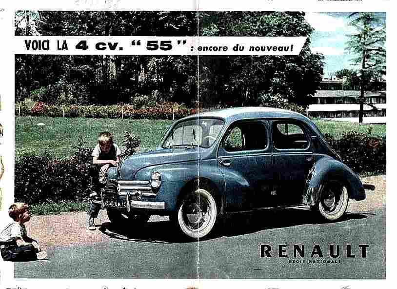 Publicités - Ancien dépliant publicitaire original automobile RENAULT 800  KG COLORALE PLATEAU BACHE 11 CV