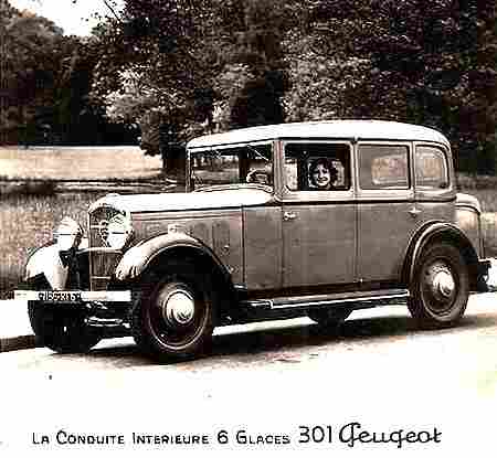 http://www.antiqbrocdelatour.com/Les-collections/voitures-anciennes-doc/2g-photos-originales/Peugeot%20301%20conduite%20interiure%206%20glaces%20-%20Voiture%20ancienne%20de%2019--.jpg